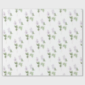 Cadeau Papier d'emballage lilas (Plat)