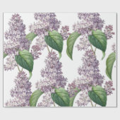 Cadeau Papier d'emballage lilas élégant (Plat)