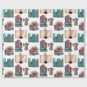 Cadeau Papier d'emballage Livres Anciens (Plat)