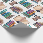 Cadeau Papier d'emballage Livres Anciens (Coin)