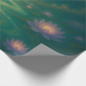 Cadeau Papier d'emballage Lotus Céleste (Coin)
