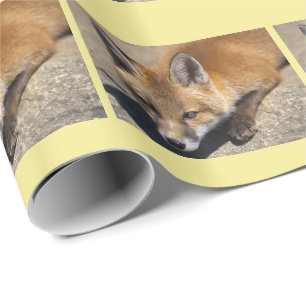 Cadeau Papier d'emballage Luna Fox