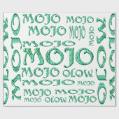 Cadeau Papier d'emballage mat blanc mojo (Plat)