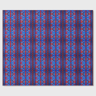 Cadeau Papier d'emballage mat Design numérique 3D Coloré 