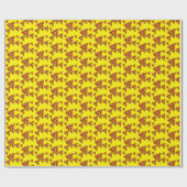 Cadeau Papier d'emballage mat Design Pizza Friday (Plat)