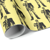 Cadeau Papier d'emballage MAT FRANKENSTEIN (Coin rond)