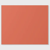 Cadeau Papier d'emballage mat orange choquant (Plat)