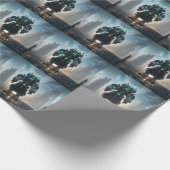 Cadeau Papier d'emballage mat Robot 4 (Coin)