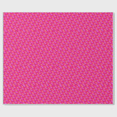 Cadeau Papier d'emballage mat rose chaud (Plat)