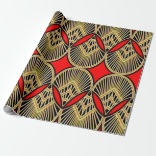 Cadeau Papier d'emballage mat vibrant – Dé digital coloré