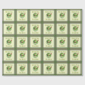 Cadeau Papier d'emballage Matcha (Plat)
