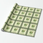 Cadeau Papier d'emballage Matcha (Déroulé)