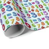 Cadeau Papier d'emballage mathématique (Coin rond)