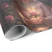 Cadeau Papier d'emballage Mère Marie (Coin rond)