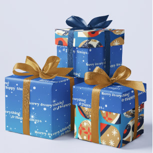 Cadeau Papier d'emballage Merry Everything & Happy Always
