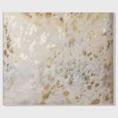 Cadeau Papier d'emballage métallique d'impression de peau (Plat)