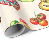 Cadeau Papier d'emballage mexicain (Coin rond)