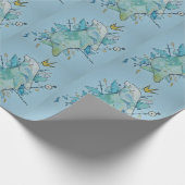 Cadeau Papier d'emballage mignon d'ours blanc (Coin)