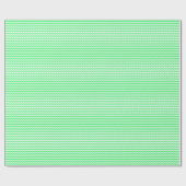 Cadeau Papier d'emballage mince vert clair et de blanc de (Plat)