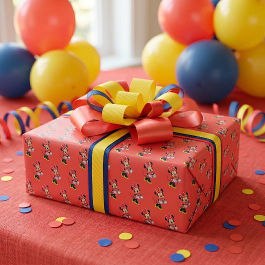 Cadeau Papier d'emballage Minnie