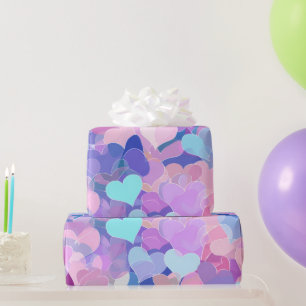 Cadeau Papier d'emballage moderne pour la Saint-Valentin 