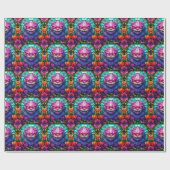 Cadeau Papier d'emballage Monster Art (Plat)