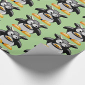 Cadeau papier d'emballage moo vache (Coin)