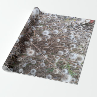 Cadeau papier d'emballage motif à fleurs