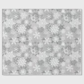 Cadeau Papier d'emballage motif blanc grisé (Plat)