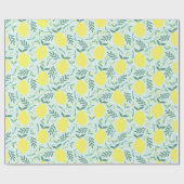 Cadeau Papier d'emballage motif de citron (Plat)