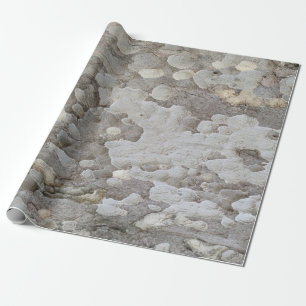 Cadeau Papier d'emballage motif d'écorce d'arbre