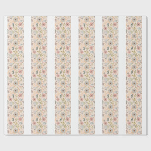 Cadeau Papier d'emballage motif floral Boho - Joli esthét