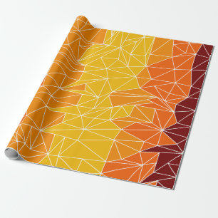 Cadeau Papier d'emballage motif géométrique énergétiq