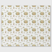 Cadeau Papier d'emballage - Motif Lapins (Plat)