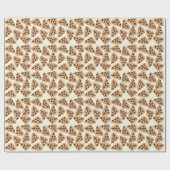 Cadeau Papier d'emballage motif Pizza amusant (Plat)