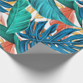 Cadeau Papier d'emballage motif tropical (Coin)