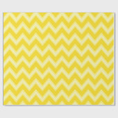 Cadeau Papier d'emballage motif Yellows Chevron (Plat)