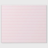 Cadeau Papier d'emballage moyen rose-clair et de blanc de (Plat)