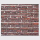 Cadeau papier d'emballage mural en brique (Plat)