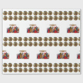 Cadeau Papier d'emballage Noël (Plat)