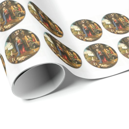 Cadeau Papier d'emballage Noël (Coin rond)