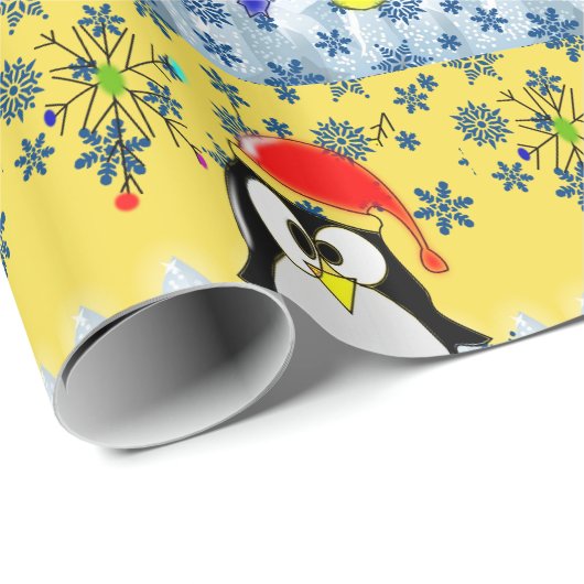 Cadeau Papier d'emballage Noël (Coin rond)