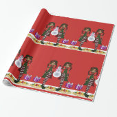 Cadeau Papier d'emballage Noël (Déroulé)