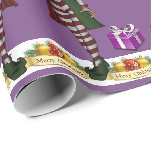 Cadeau Papier d'emballage Noël (Coin rond)