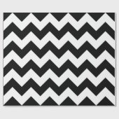 Cadeau Papier d'emballage noir et blanc extra-grand froma (Plat)