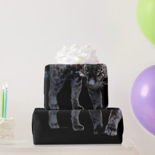 Cadeau Papier d'emballage noir mat Jaguar Diablo