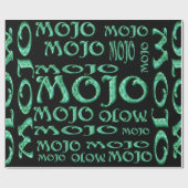 Cadeau Papier d'emballage noir mojo (Plat)