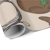 Cadeau Papier d'emballage occidental (Coin rond)