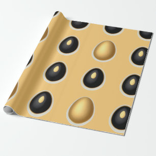 Cadeau Papier d'emballage Œuf d'Or