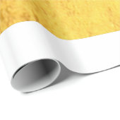 Cadeau Papier d'emballage or (Coin rond)